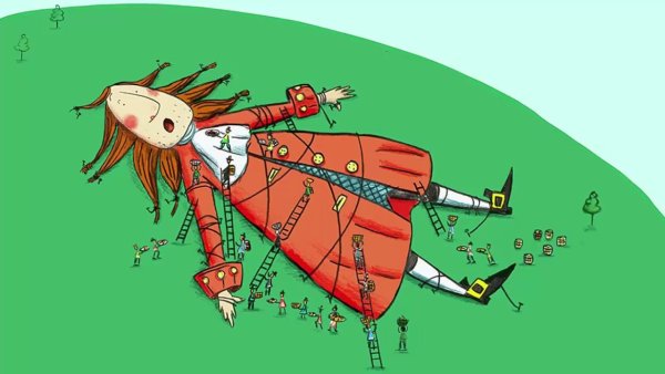 Иллюстрация к произведению приключения Гулливера