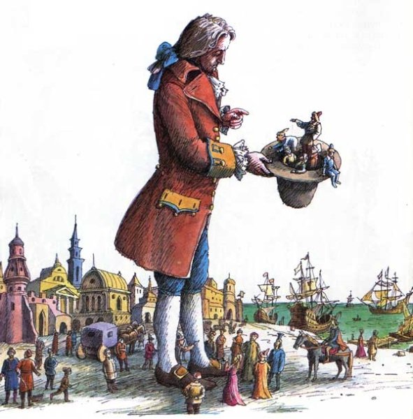 Путешествие Гулливера в Лилипутию