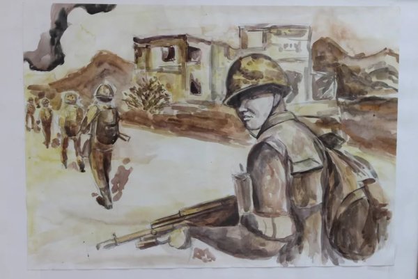 Рисунок на тему подвиг