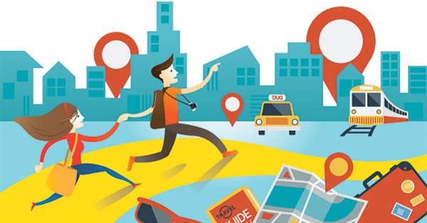 Дети на экскурсии рисунок