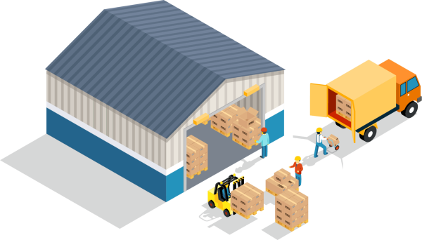 Склад иллюстрация
