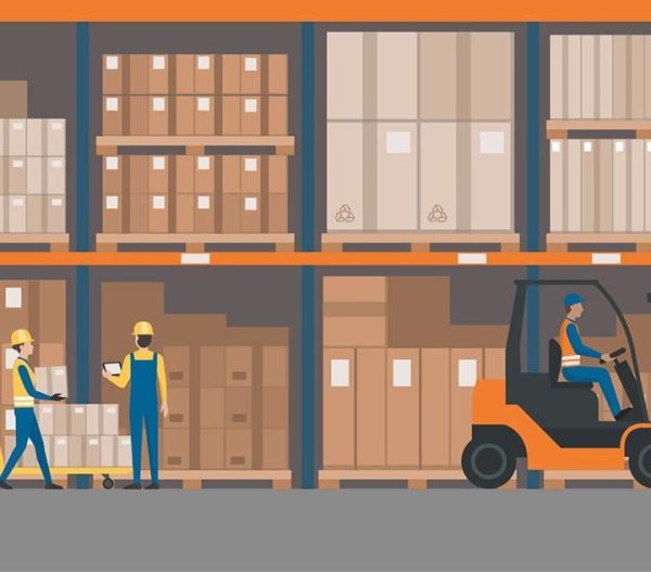 Склад иллюстрация