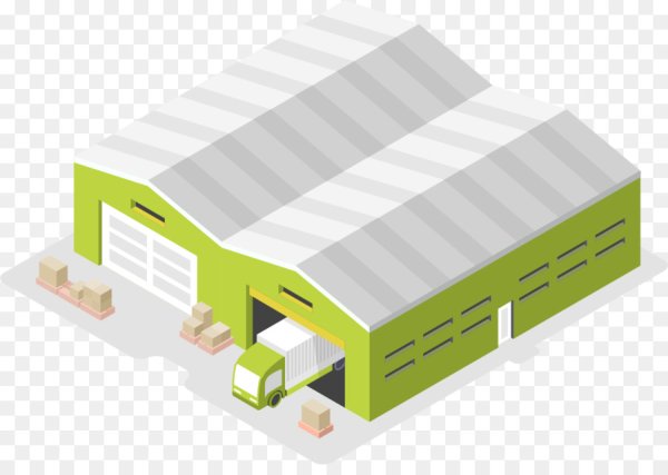 Склад на белом фоне