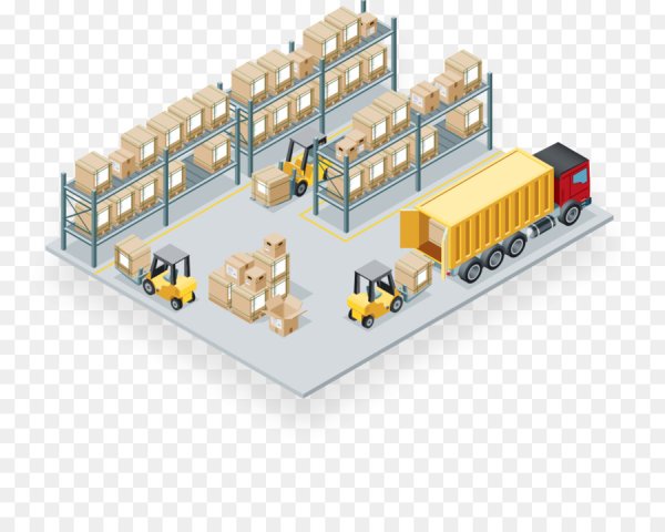 Логистика без фона на складе