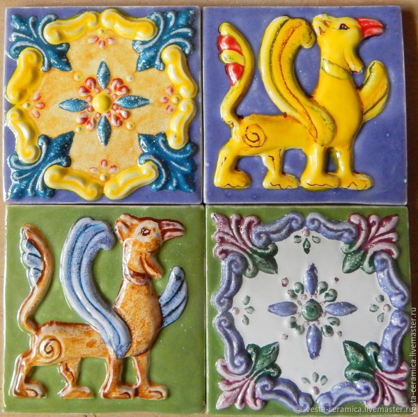 Гжель и голландские изразцы