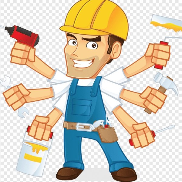 Строитель иллюстрация