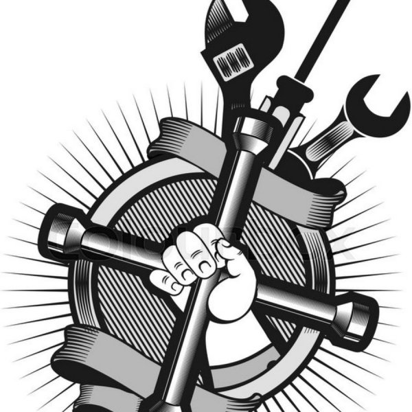 Эмблема автомеханика