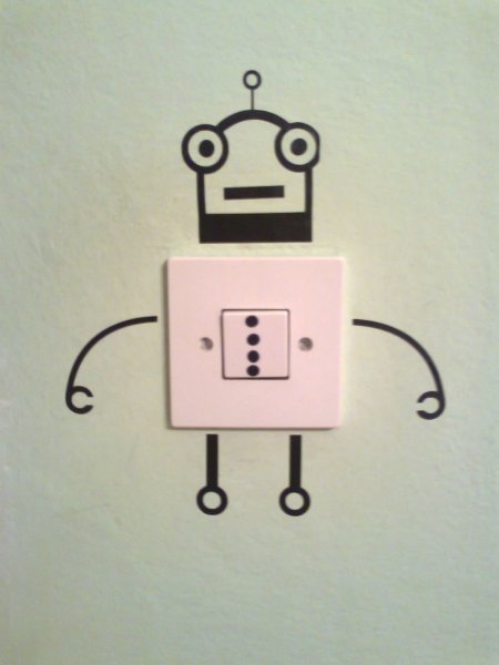 Выключатель рисованный