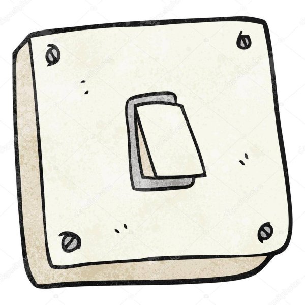 Выключатель нарисованный