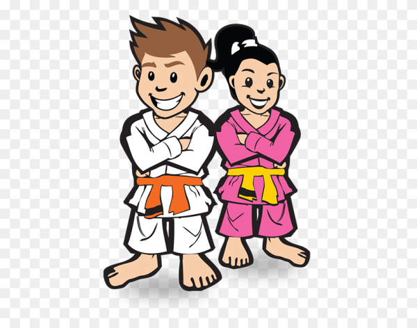 Дзюдоист мультяшный