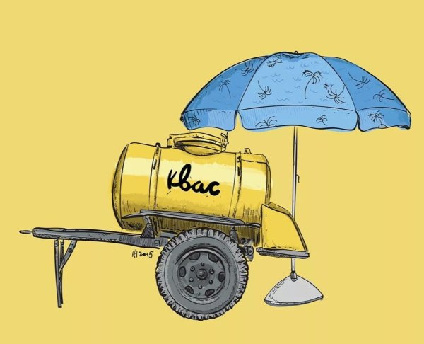 Бочка с квасом