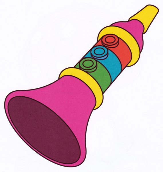 Дудка раскраска