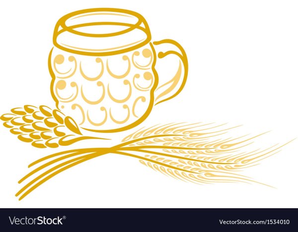 Хмель солод пиво вектор