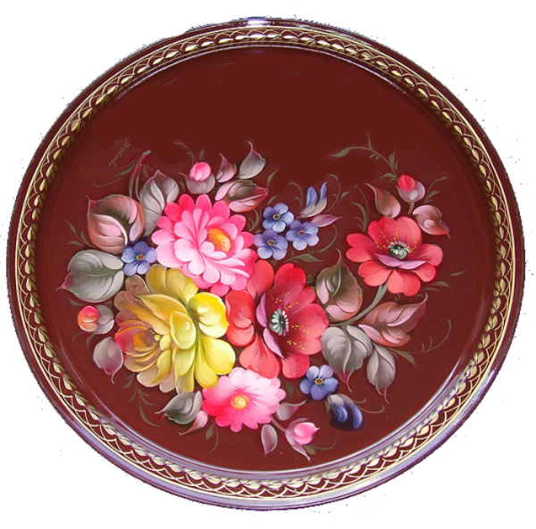 Жостовская роспись бликовка