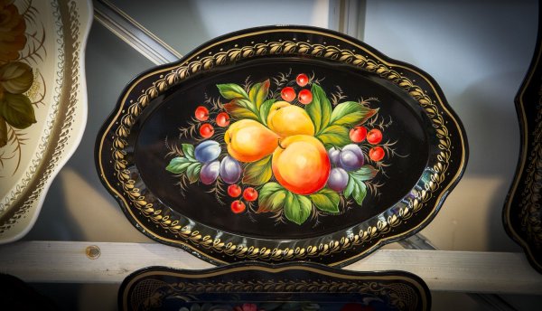 Хохломская и Жостово росписи