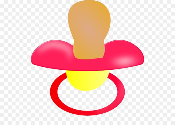 Соска-пустышка на прозрачном фоне