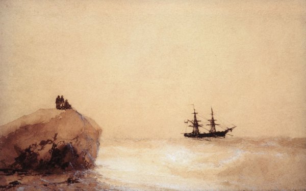 Сепия Иван Айвазовский