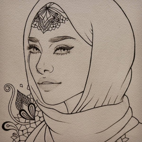 Черкешенка картина