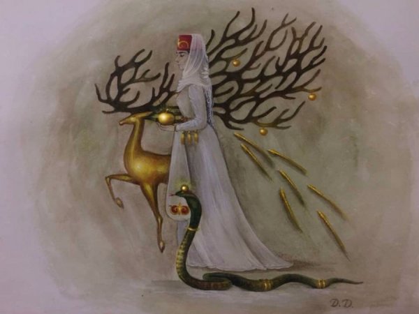 Образ горянки арт