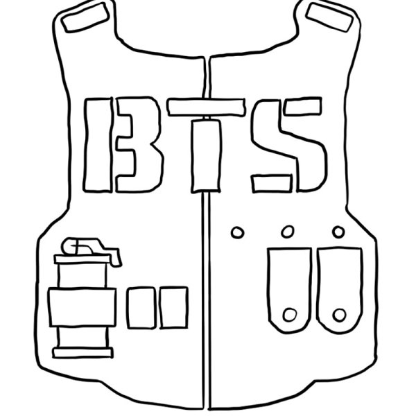 Разукрашенный бронежилет