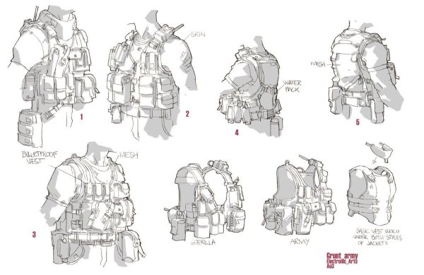 Чертеж бронежилета сталкер
