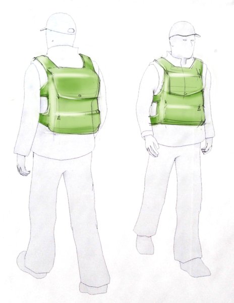 Бронежилет рюкзак Ciba-10