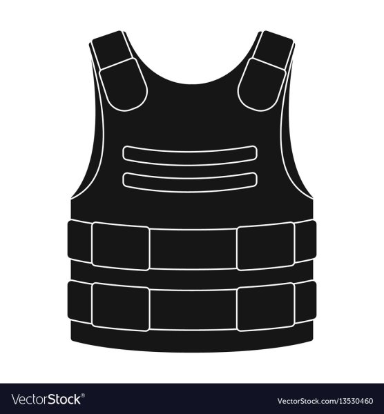 Бронежилет на белом фоне