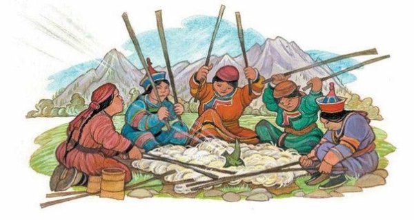 Тувинские рисунки