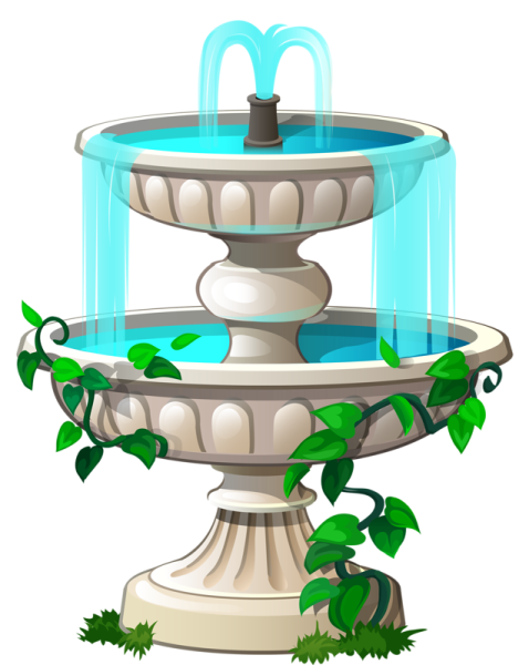 Фонтан СПБ Петергоф вектор