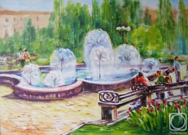 Фонтан вектор