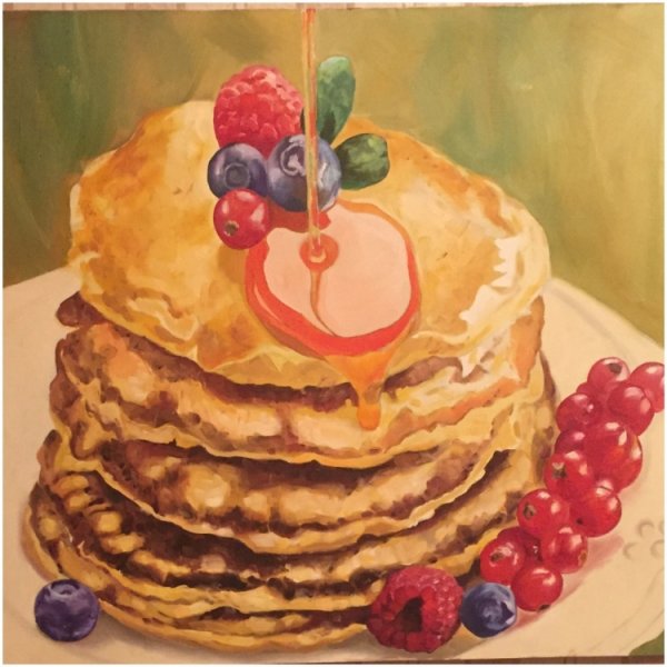 Блины в живописи