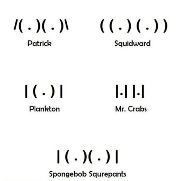 Японские смайлы каомодзи