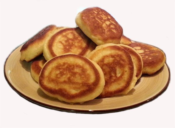 Оладьи на прозрачном фоне