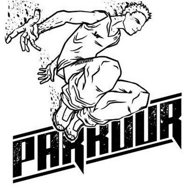 Раскраска паркур