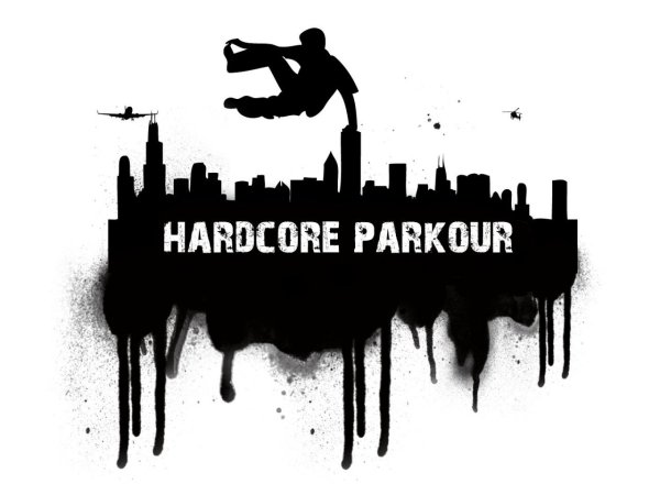 Паркур надпись