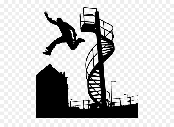 Нарисовать паркур