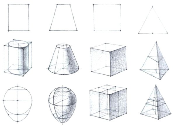 Геометрические фигуры для рисования
