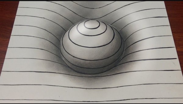 Оптические иллюзии на бумаге