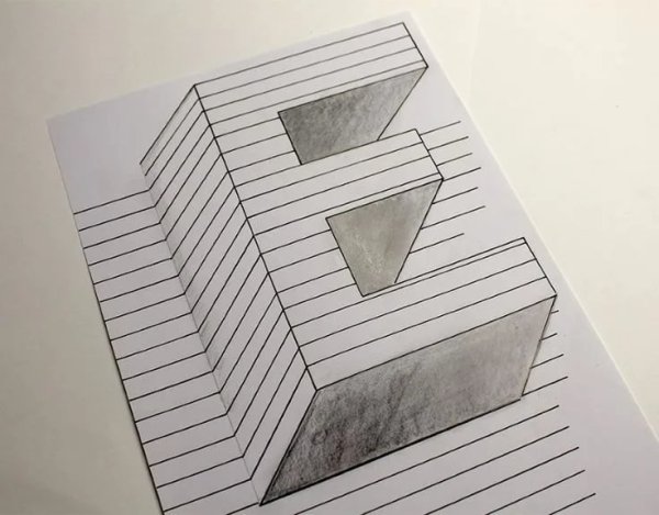Иллюзии карандашом