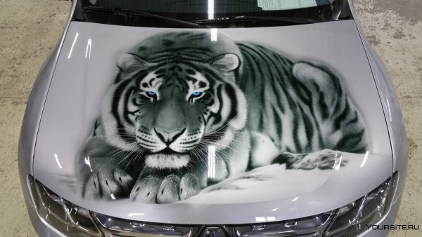 Аэрография на капот