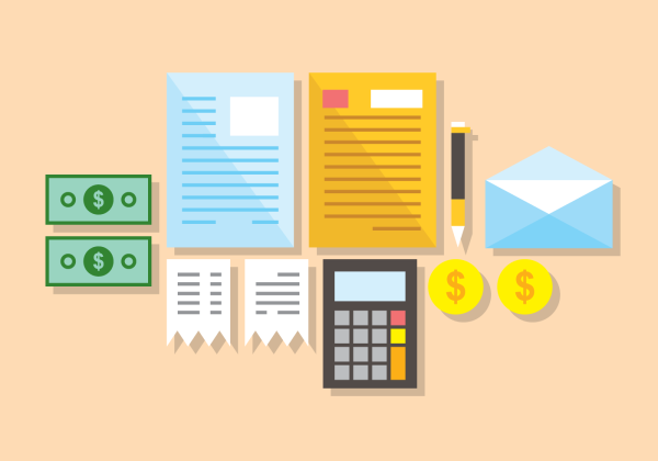 Векторное изображение бюджет