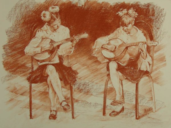 Сюжетная композиция Графика