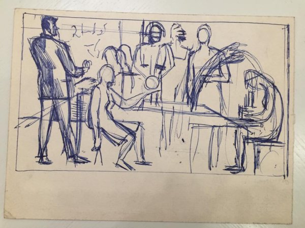 Композиция с фигурой человека