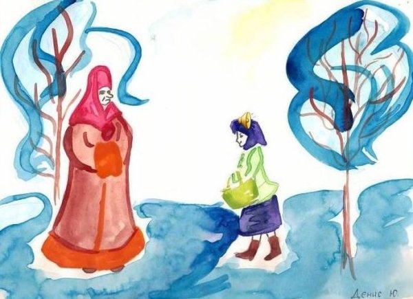 Падчерица рисунок