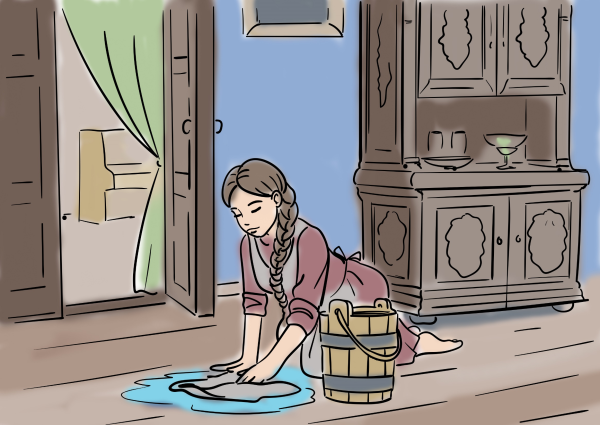 Падчерица рисунок