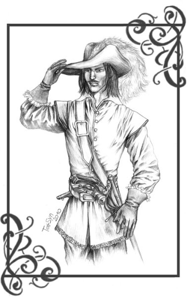 Арамис Мушкетер портрет