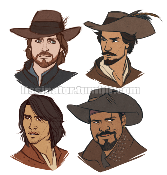 Атос нарисованный