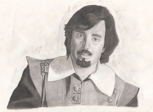 Три мушкетера рисунок карандашом