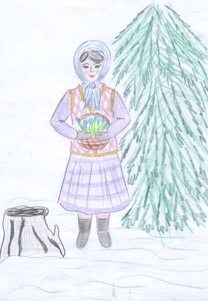 Падчерица рисунок