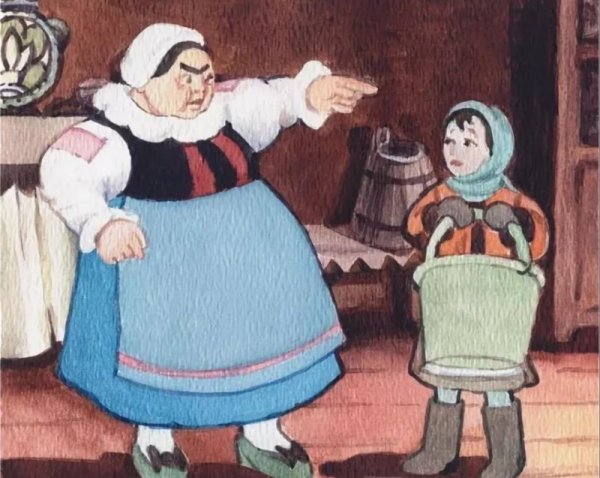 Мачеха и падчерица из Морозко